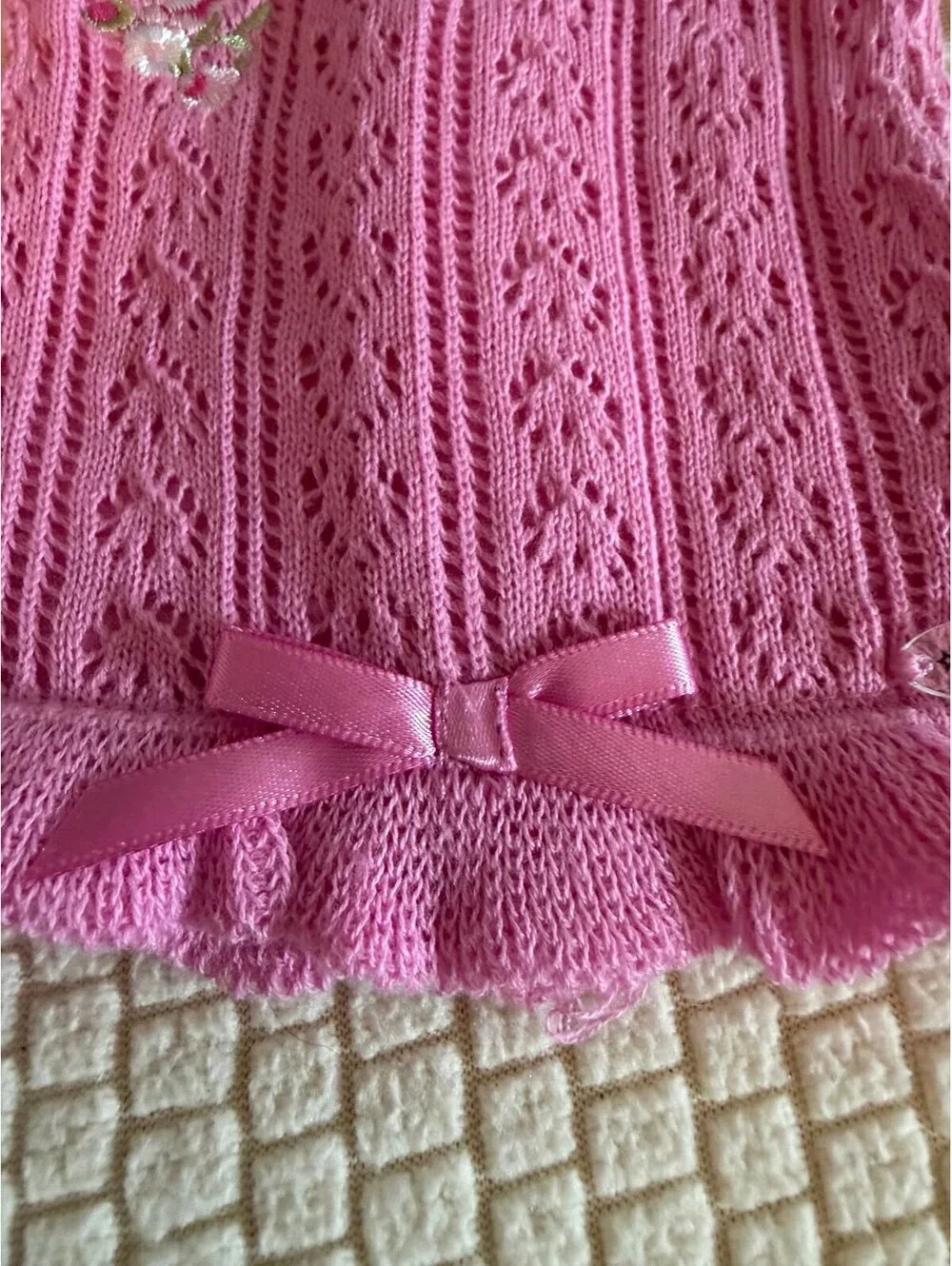 American Girl Garden Party Peplum Top Pink Love NEW Retired Mix n' Match B254